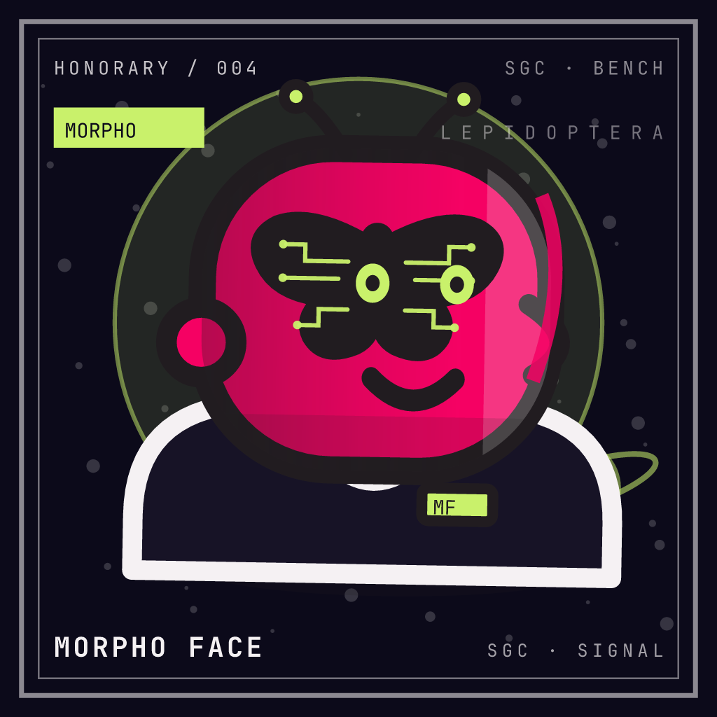 Morpho Face — honorary SGC character